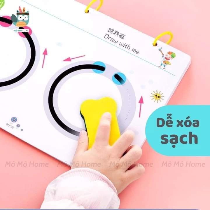 Sách viết xóa được cho bé, sách xóa thông minh - Hàng chính hãng