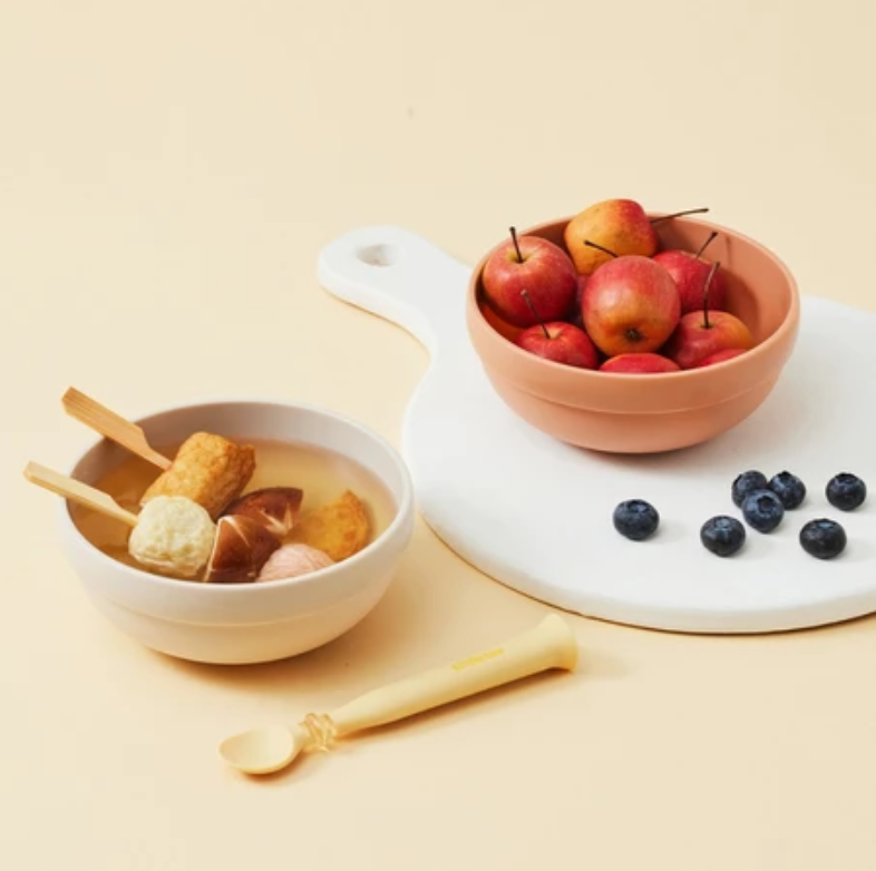 Bộ 2 Tô Chống Trượt LocknLock Little Luv HPP961 400ml Cho Bé Tập Ăn Dặm - Hàng Chính Hãng