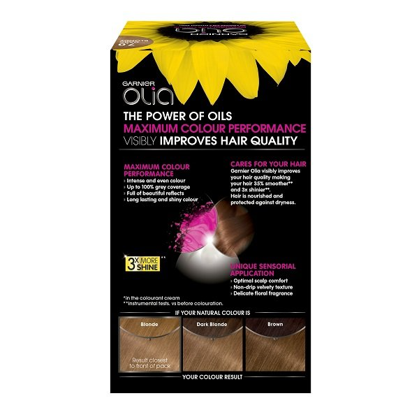 Thuốc nhuộm tóc Garnier Olia Permanent Hair Colour 7.0 - Dark Blonde