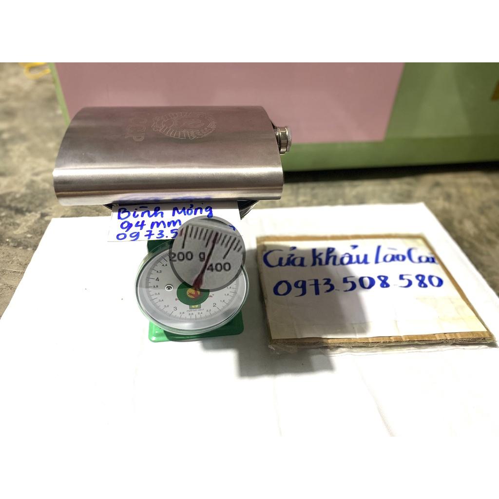 Bình đựng nước 1Lit Inox 304 cccp kèm bao da như hình, hàng dày 0,6mm có tặng 1 LY+ 1 PHỄU