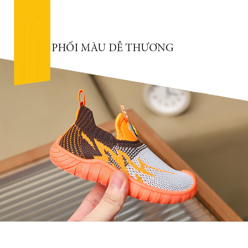 Giày lười cho bé, giày phong cách dễ thương, thoáng khi, đế êm nhẹ, chống trơn trượt - GLTE3008