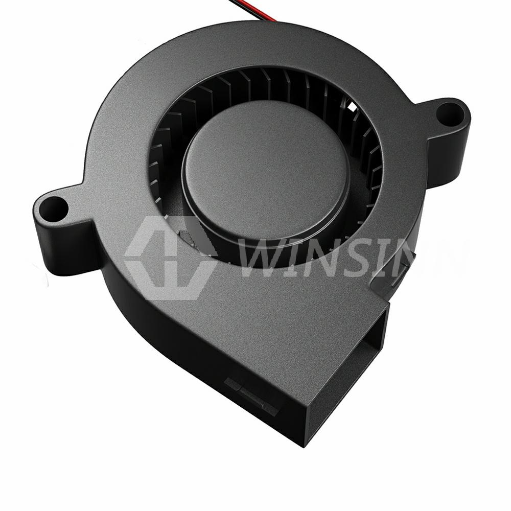 Quạt Winsinn 50mm 5V 12V 24V, máy in 3D Micro Blower 5015 Vòng bi thủy lực / kép, làm mát không chổi than 50x15mm 2pin