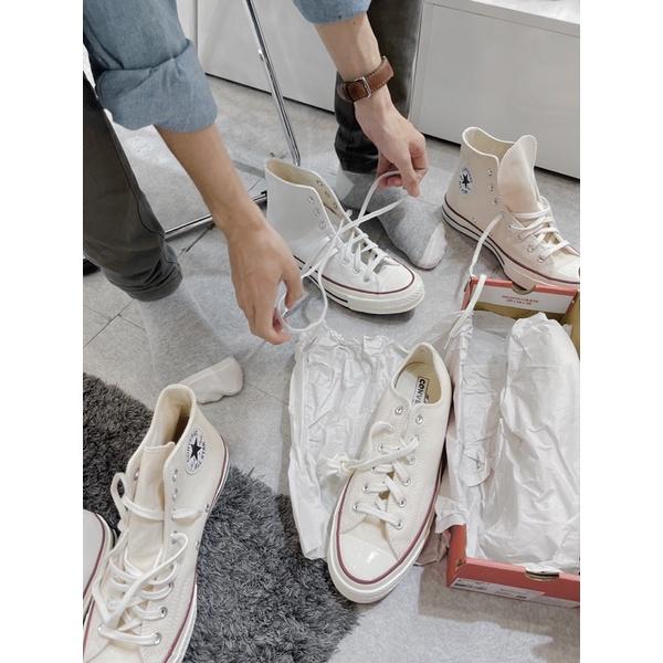 Chuck 70 Parchment Low | Giày Converse 1970s Kem Cổ Thấp Egret 162062C