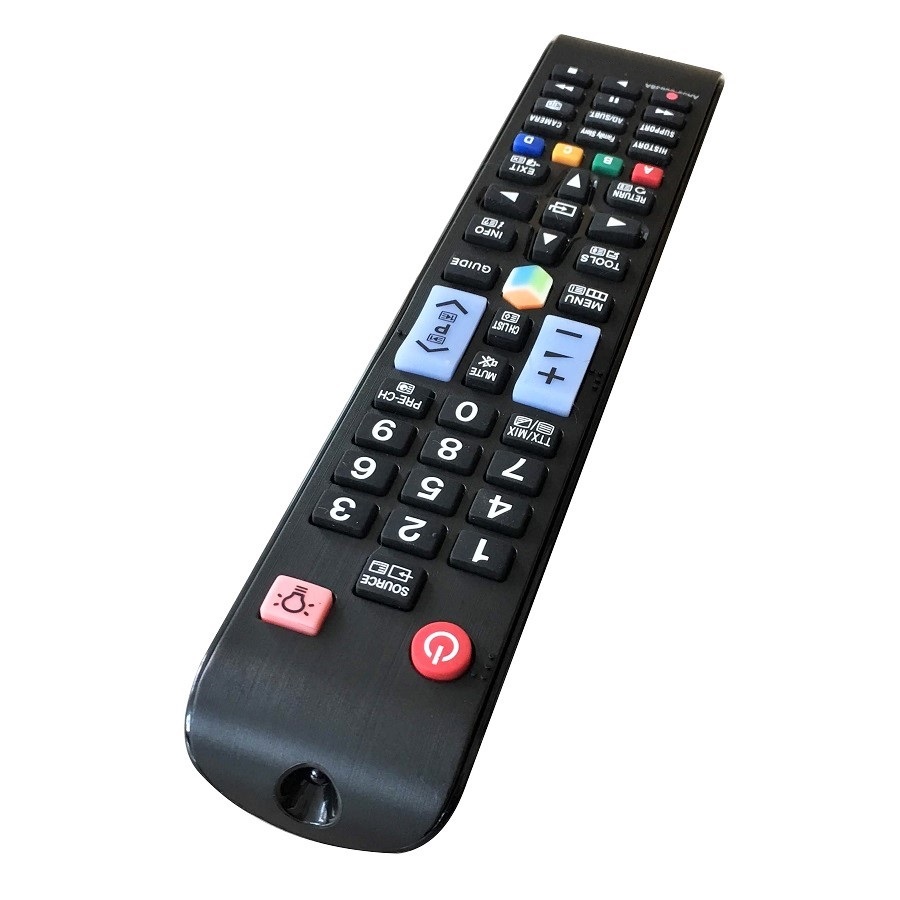 REMOTE ĐIỀU KHIỂN TIVI SS SMART AA59 (ĐEN-DÀI) sử dụng ngay không cần cài đặt khoảng cách sử dụng 8m - Hàng Nhập Khẩu