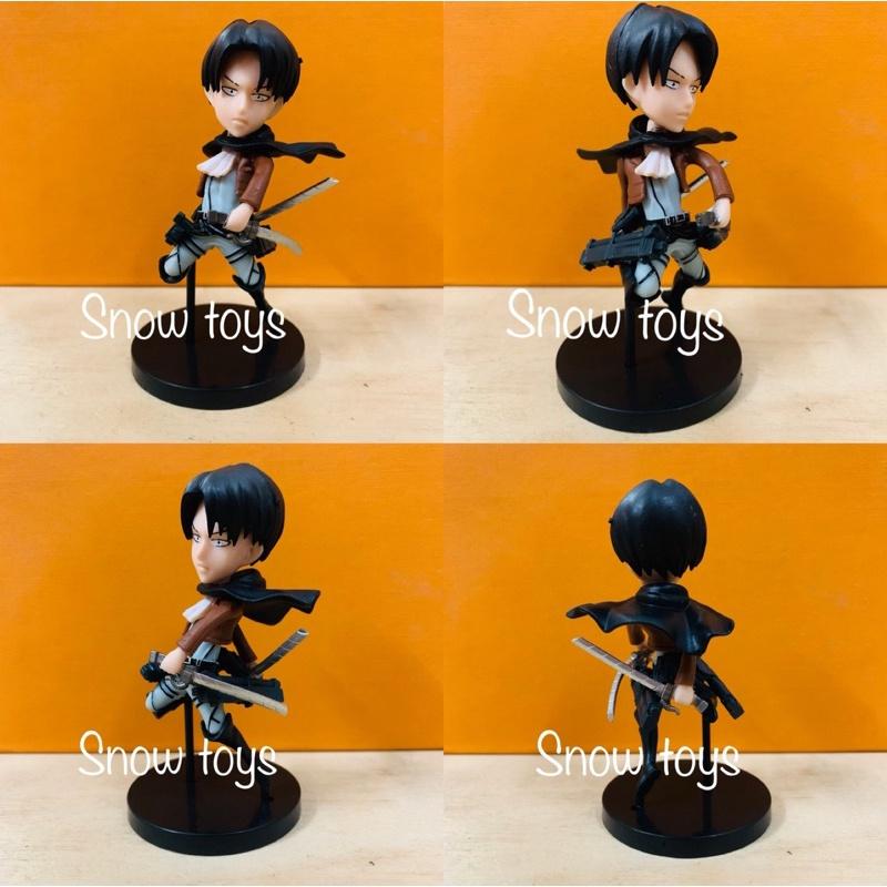 Mô hình Attack On Titan - AOT - Đại chiến Titan - 6 nhân vật Eren Mikasa Armin Hange Sasha Levi - Cao 9~10cm