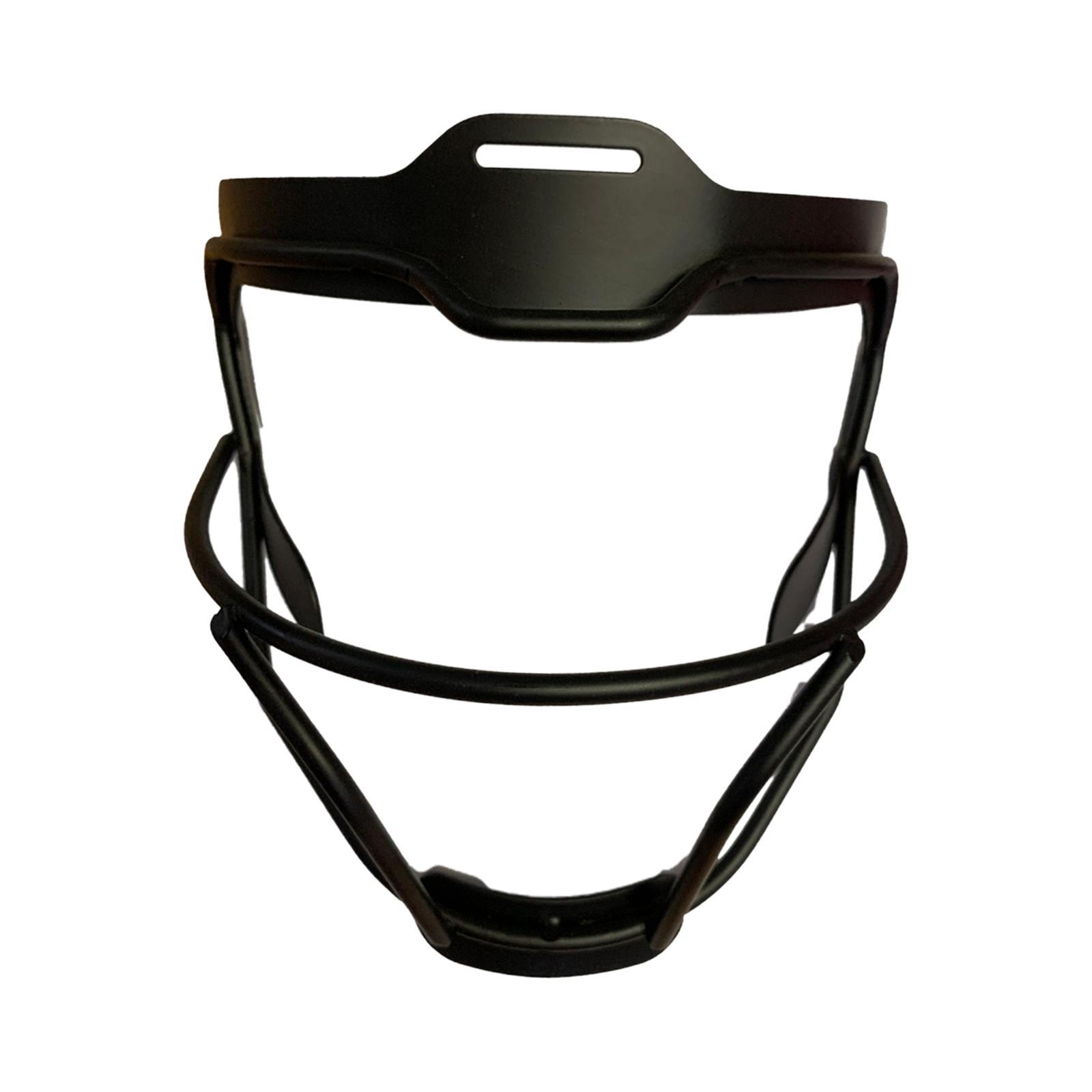 Softball Batting Mask Face Guards Metal Wire Protective Cover Wide Vision Safety