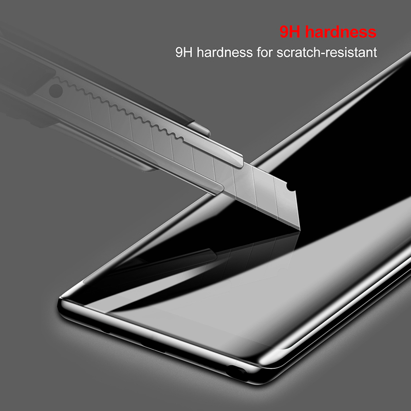 Miếng dán kính cường lực Full màn hình 3D Arc cho Samsung Galaxy Note 8 Baseus (Đen) - Sản phẩm chính hãng