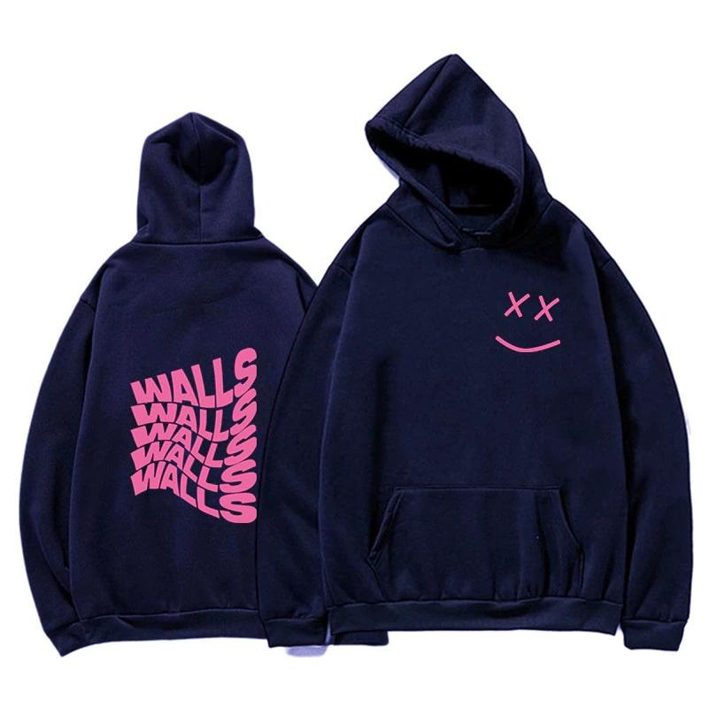 Áo Hoodie thời trang in chữ WALLS áo hoodie nam nữ nhiều màu thời trang