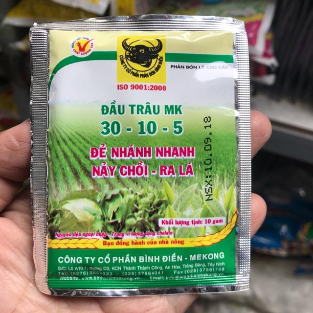 Phân Đầu Trâu 30-10-5  bịch 10g KNS209