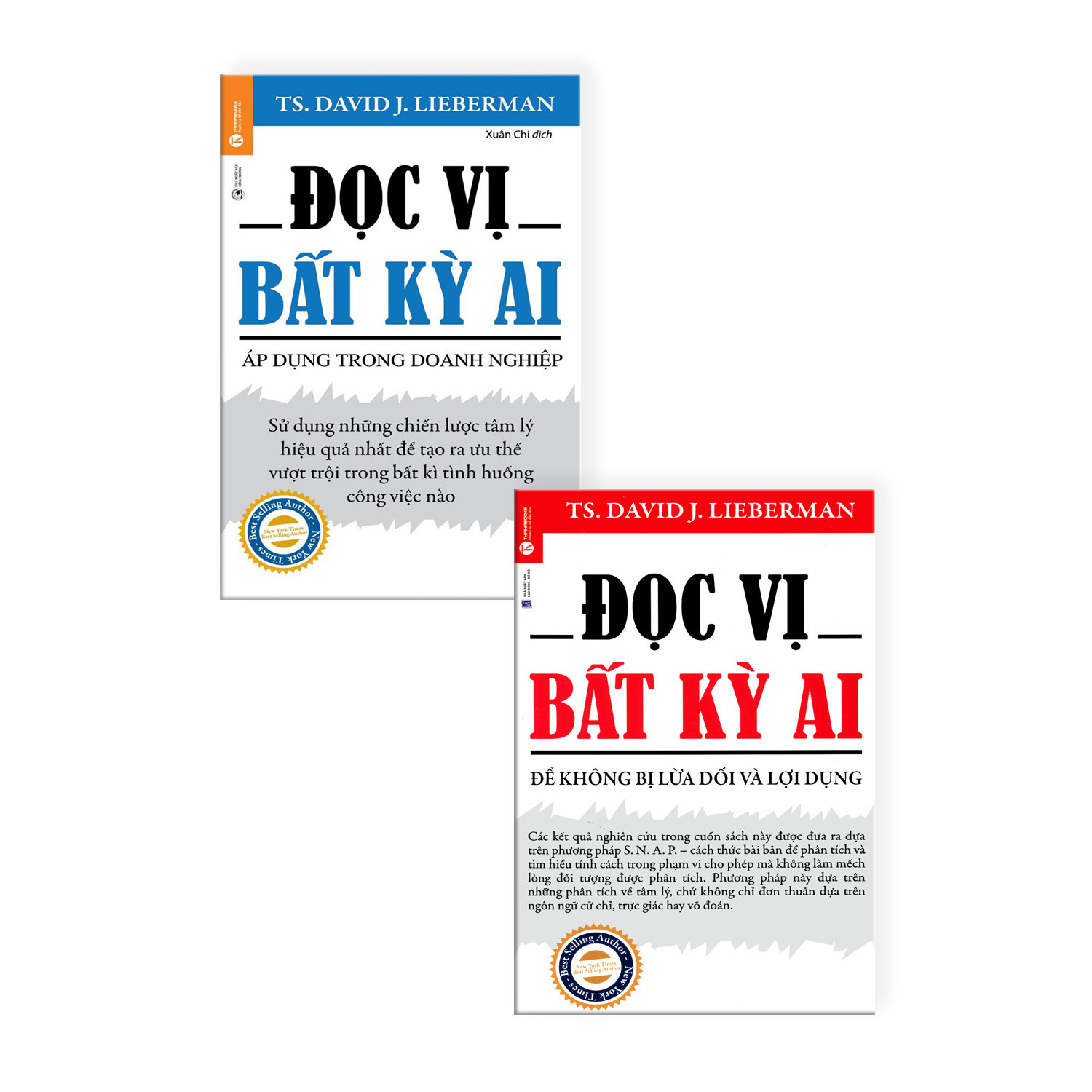 Combo Đọc Vị Bất Kỳ Ai - Để Không Bị Lừa Dối Và Lợi Dụng + Đọc Vị Bất Kỳ Ai - Áp Dụng Trong Doanh Nghiệp