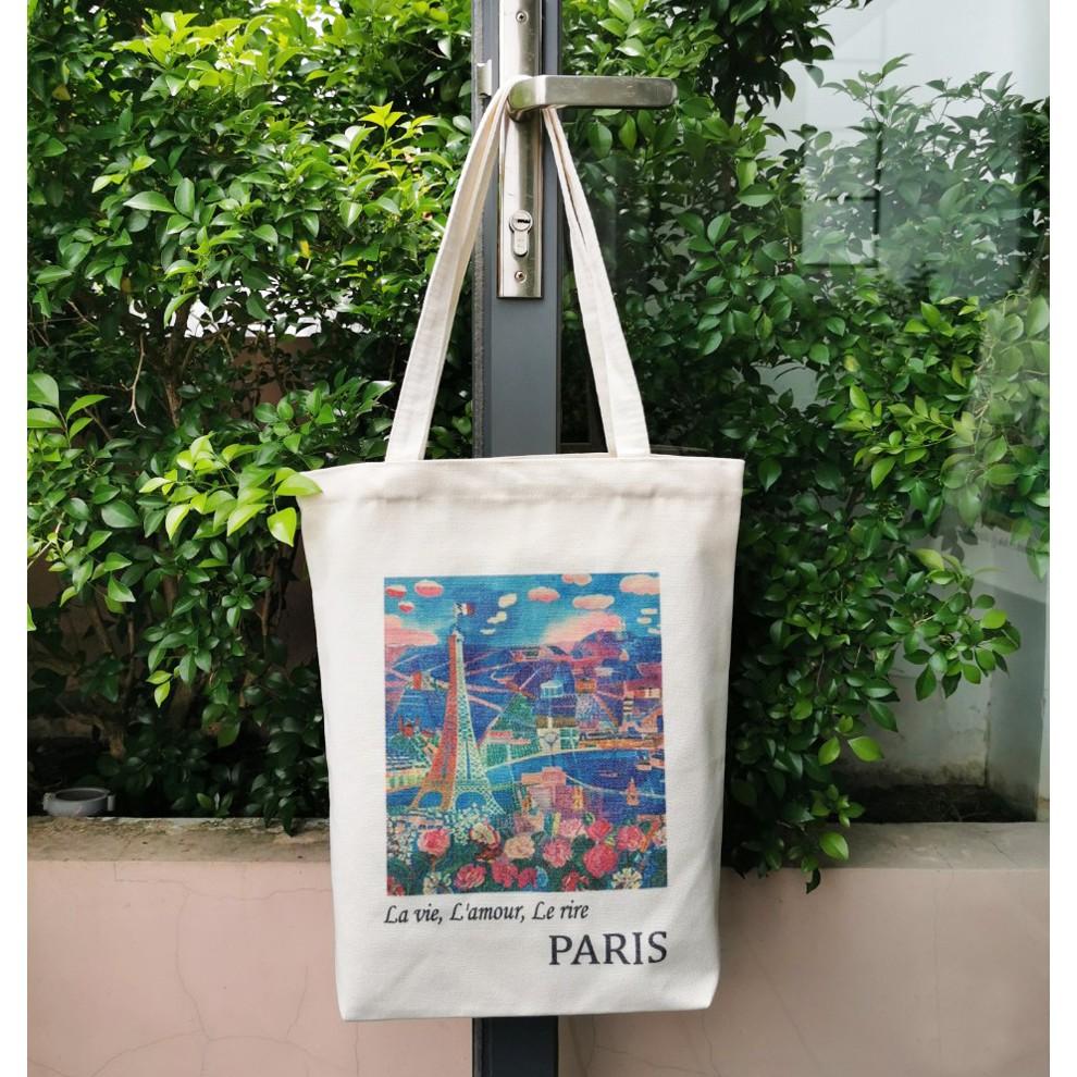 TÚI CANVAS TOTE PARIS - MAIHOME VB-MH007