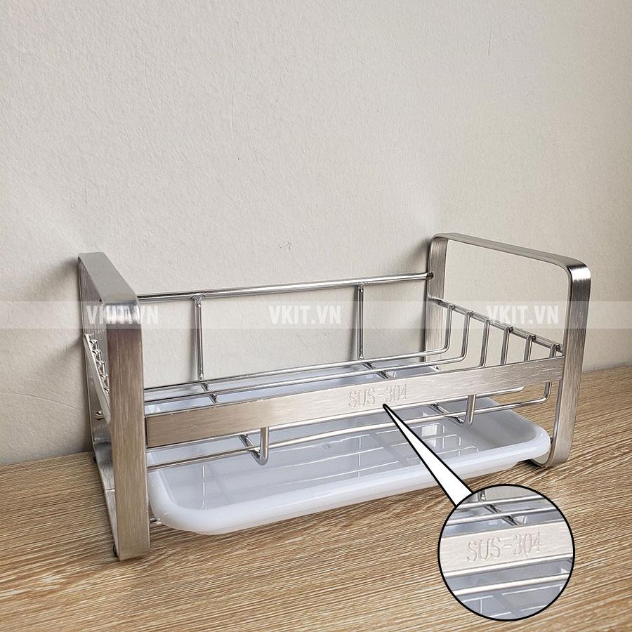 Kệ inox đựng đồ rửa bát đặt bàn- kệ inox để dụng cụ rửa chén MRB02
