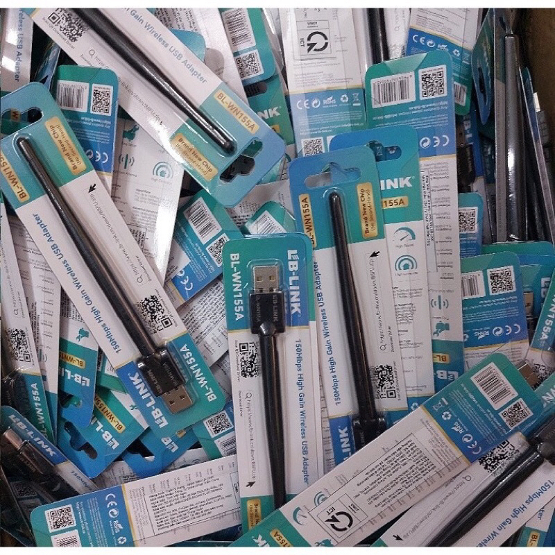 Usb wifi LB-LINK BL-WN155A nhỏ gọn có ăng ten, bắt sóng wifi xa hơn, khỏe hơn, mạnh hơn - Hàng nhập khẩu