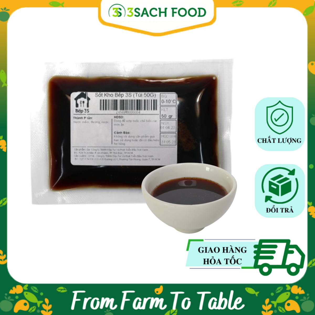 Sốt Kho 3Sach Kitchen