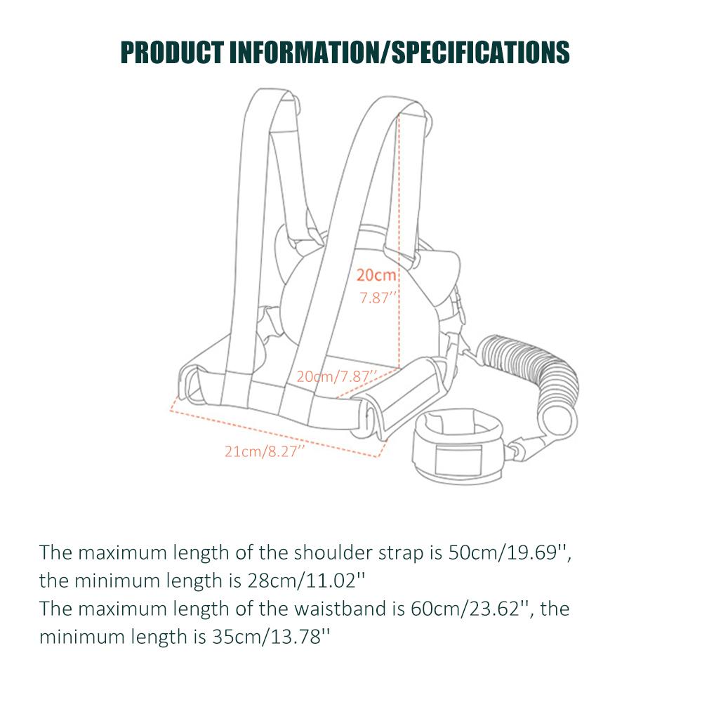 Kid Chống Mất Cổ Tay Dây Túi Dây Xích An Toàn Dây Nịt Trẻ Em Chống Mất Ba Lô Cho Bé Ngoài Trời Đi Dạo Chống Lạc tay Ban Nhạc Ba Lô