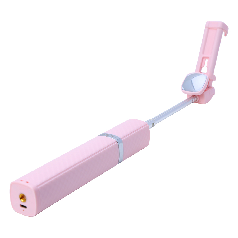 Gậy Tự Sướng Rock Hình Thỏi Son Lipstick Bluetooth - Hàng Chính Hãng