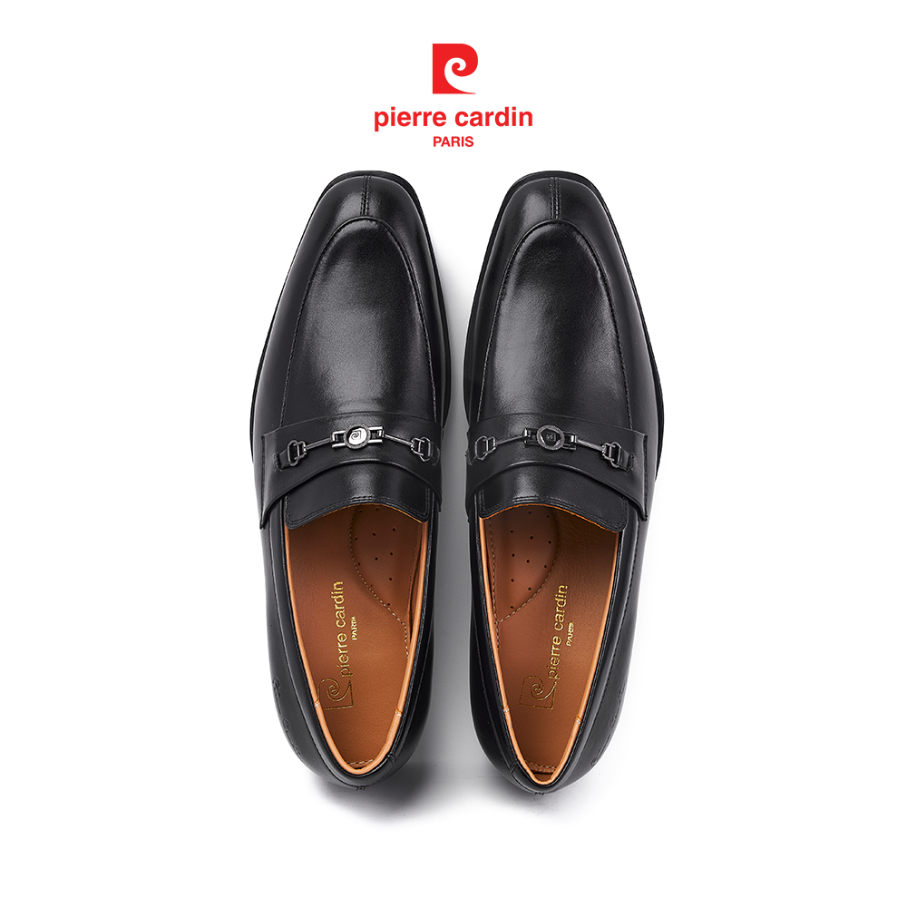 Giày Tây Horsebit Loafer Da Bò Thật Phong Cách Cổ Điển PCMFWL 794