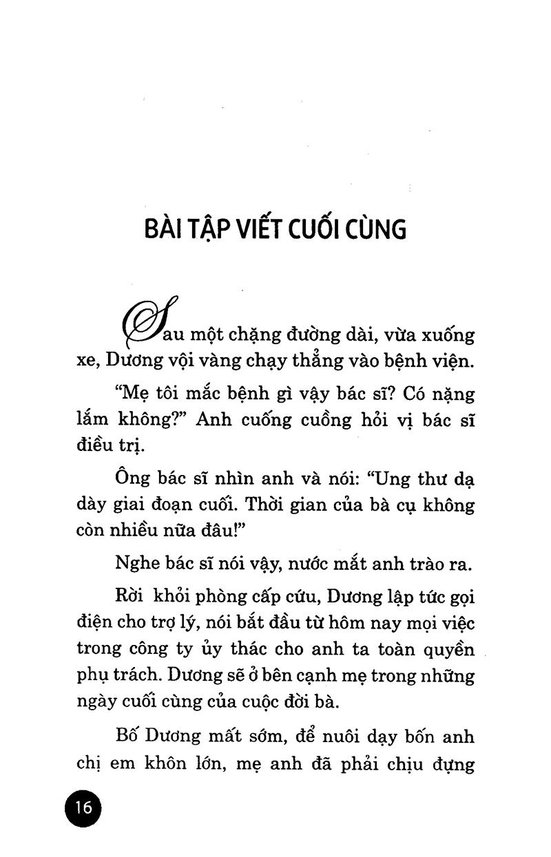 Những Câu Chuyện Đặc Sắc Dành Cho Lứa Tuổi Trưởng Thành - Tập 2