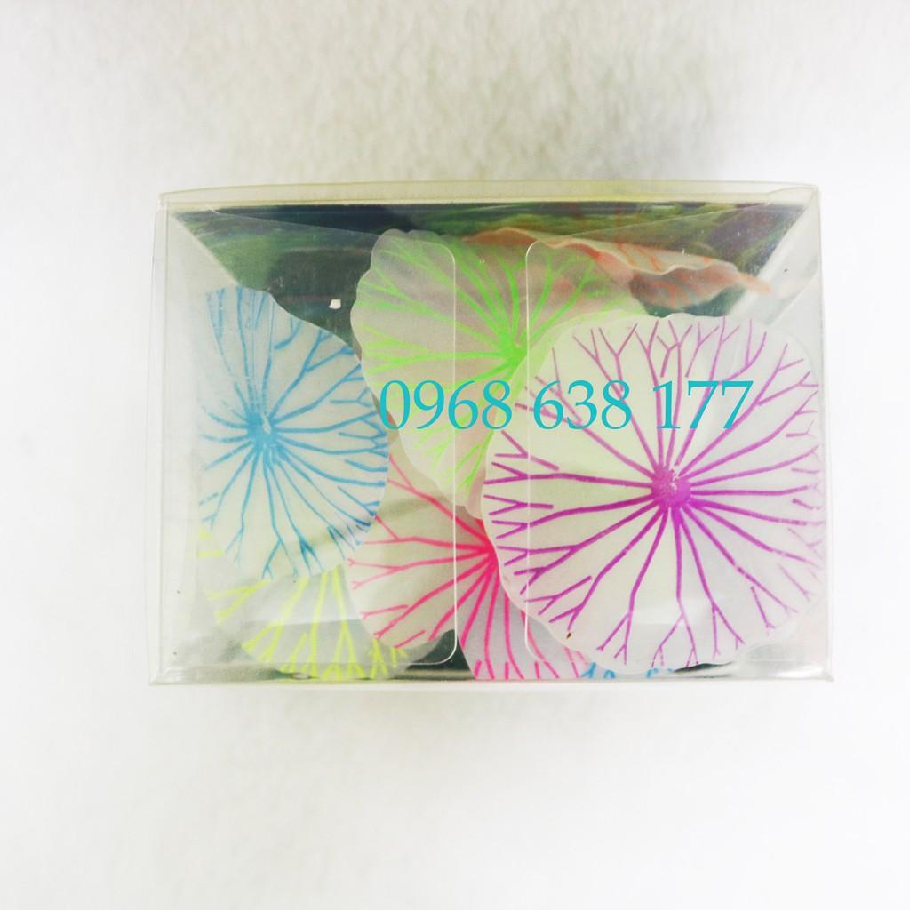 Lá Sen Dạ Quang trang trí bể cá cảnh