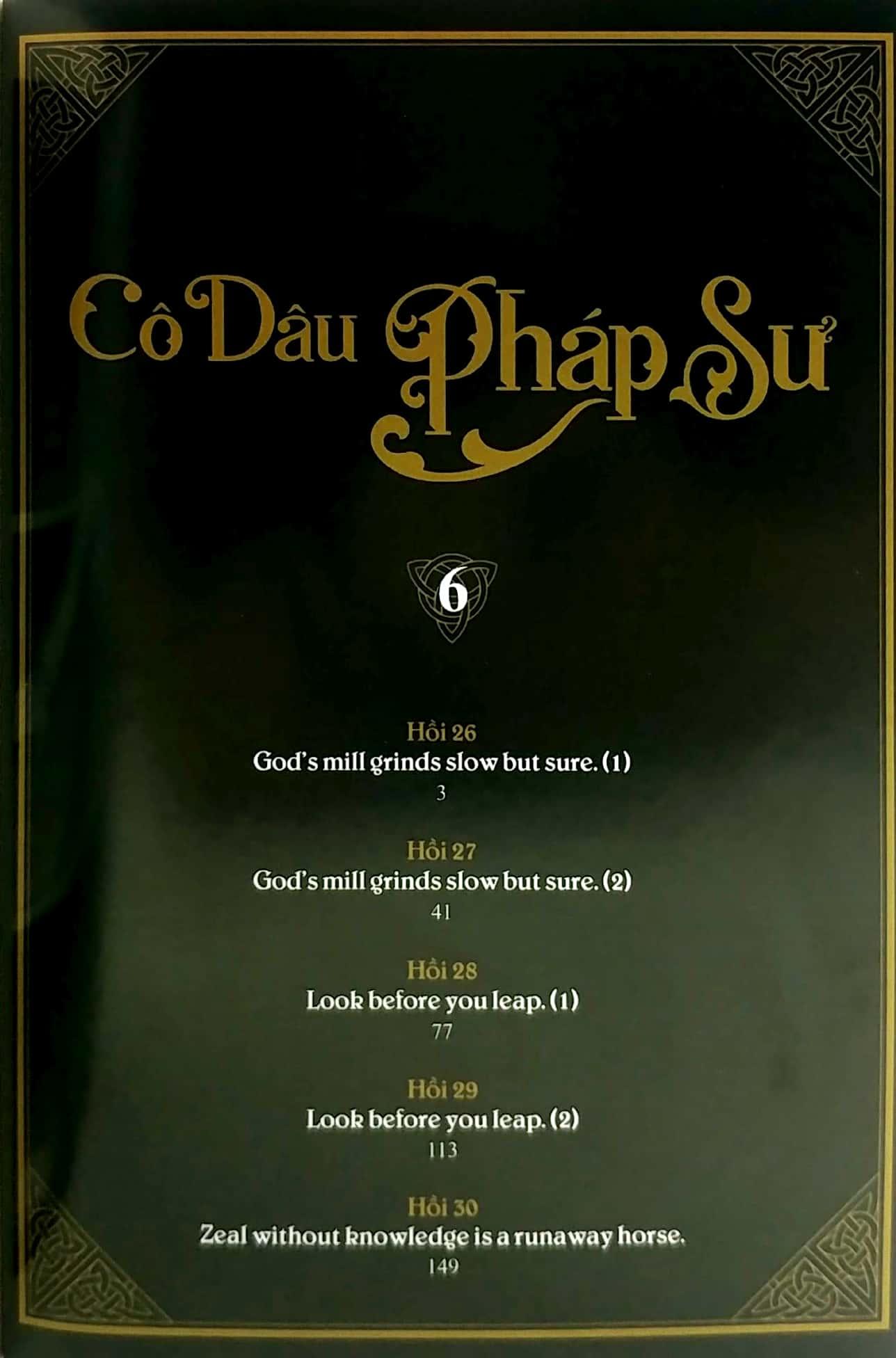 Cô Dâu Pháp Sư - Tập 6 (Tái Bản)