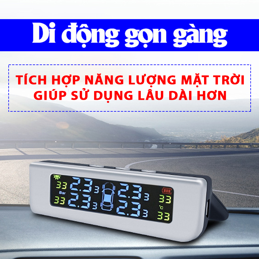 Bộ Cảm Biến Áp Suất Lốp Van Ngoài Ô Tô Xe Hơi CAR VIET NAM Van Ngoài Thế Hệ Mới - CAR29