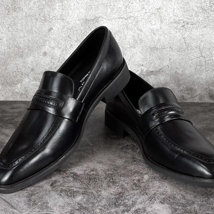 Giầy da Nam cao cấp giày buộc dây chuẩn giày nam đẹp kiểu giày tây công sở - HS78