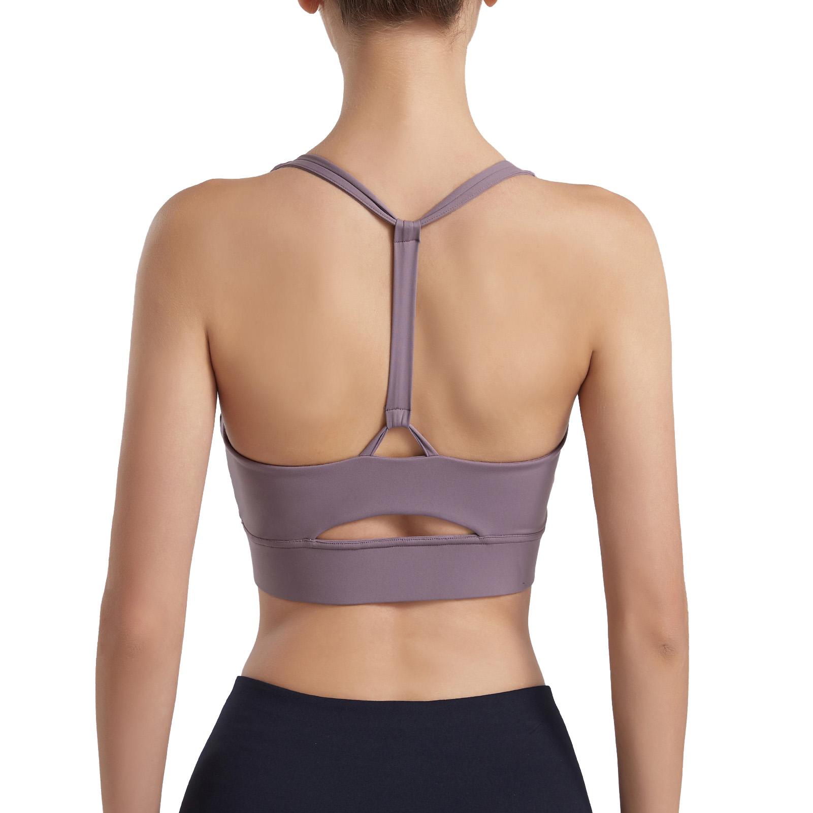 Áo ngực yoga nữ có đệm croptop để tập thể thao, pilates