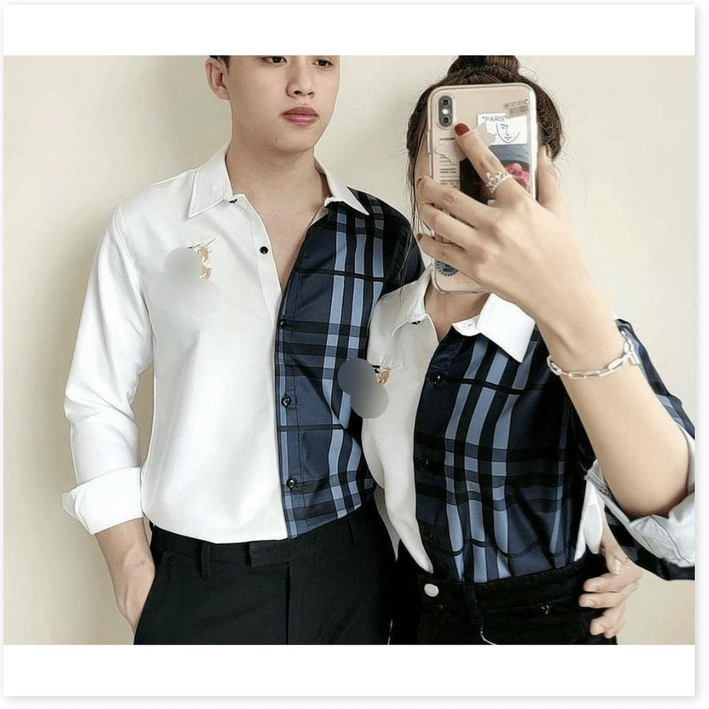 Áo sơ mi cặp đôi CỰC ĐẸP HOẠ TIẾT CARO DÀNH CHO CÁC CÁC BẠN TRẺ MẪU MỚI NHẤT HIỆN NAY