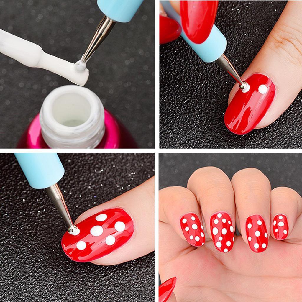 16X Đất Sét Điêu Khắc Dụng Cụ Bi Stylus Dotting Dụng Cụ Đất Sét Đồ Gốm Mô Hình Bộ