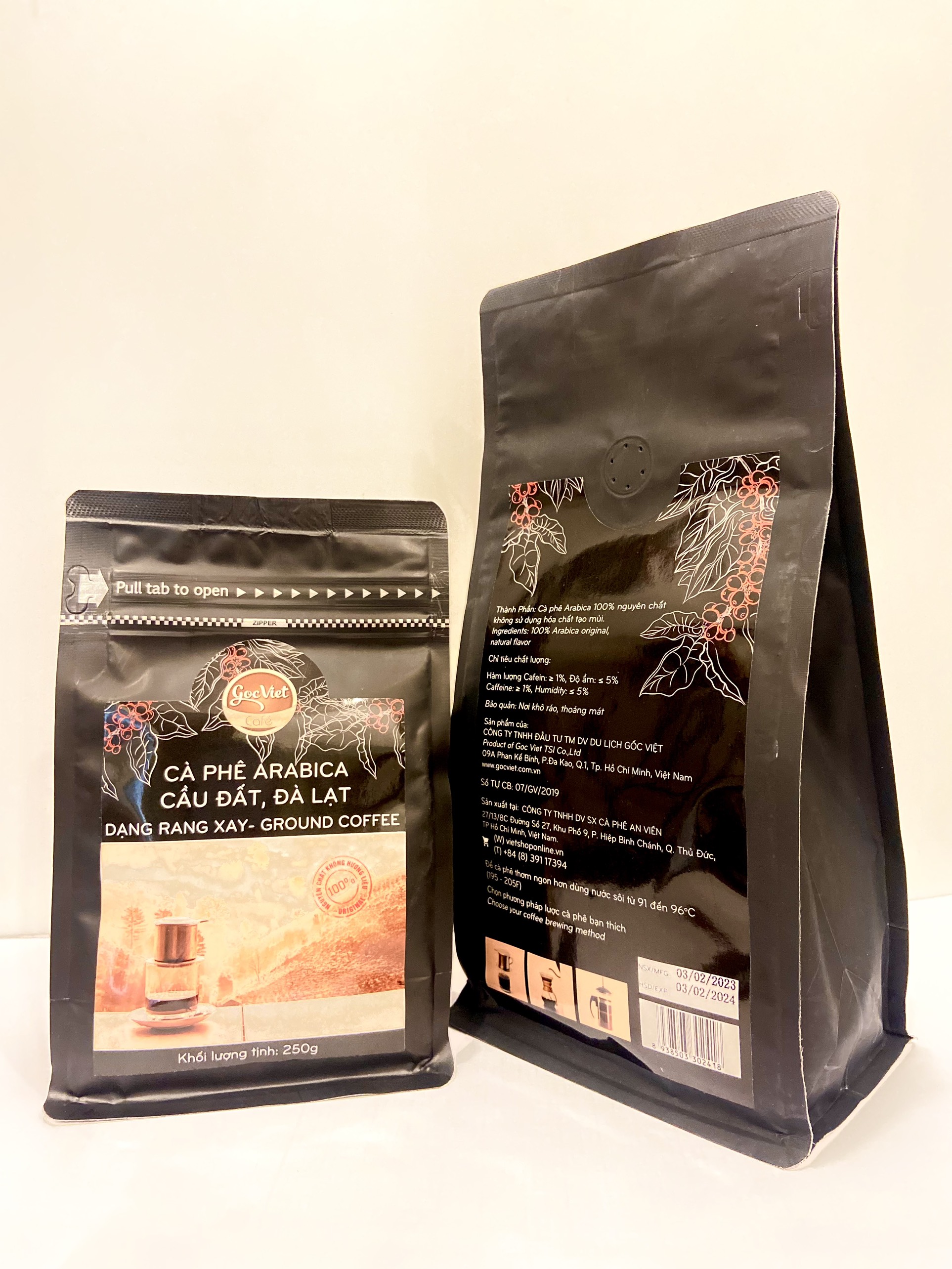 Cà phê Arabica Cầu  Đất Đà Lạt - 500 g