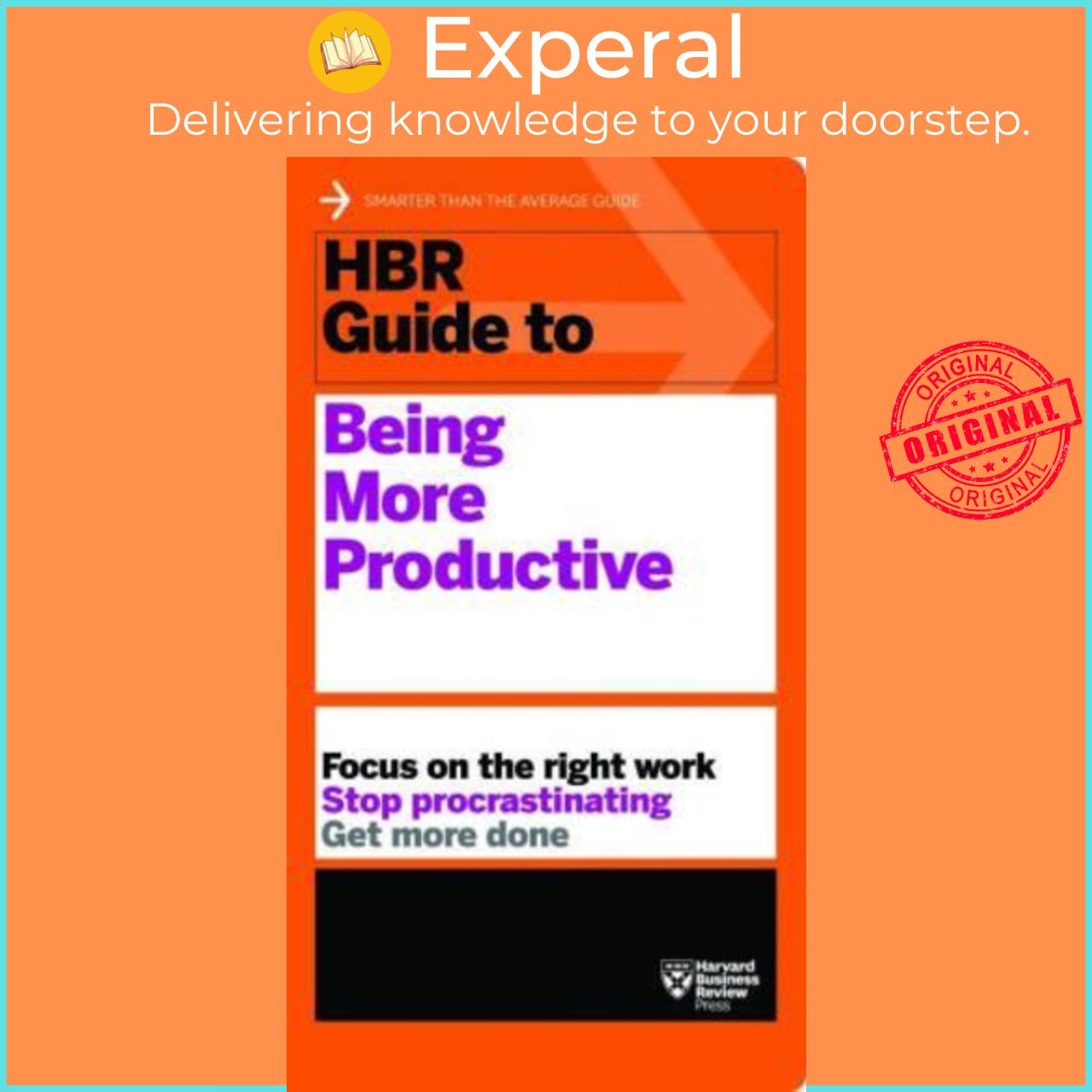 Sách - HBR Guide to Being More Productive by Harvard Business Review