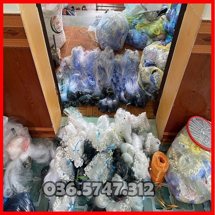 Lưới Đánh Cá 3 Màn Cao 80cm Dài 75m Mắt Lưới Then 2-3-4