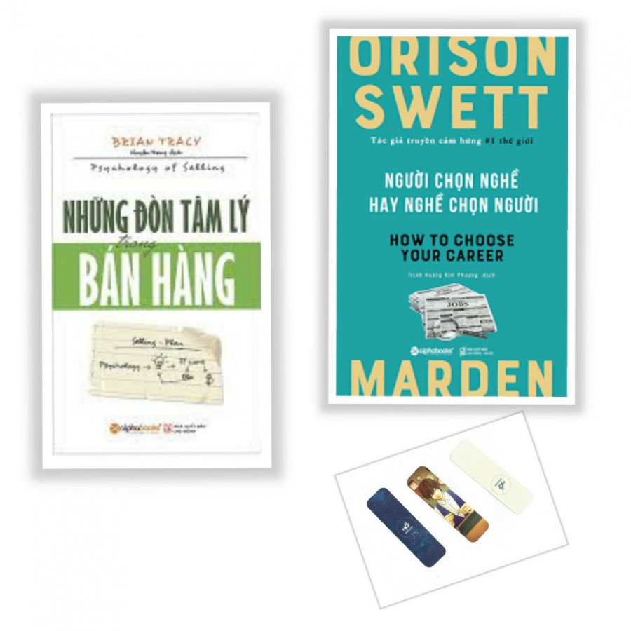 Combo 2 cuốn Những Đòn Tâm Lý Trong Bán Hàng + Người Chọn Nghề Hay Nghề Chọn Người ( Tặng kèm bookmark Phương Đông )