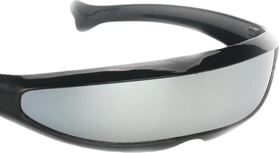 Futuristic Narrow Lens Visor Eyewear Sunglasses
