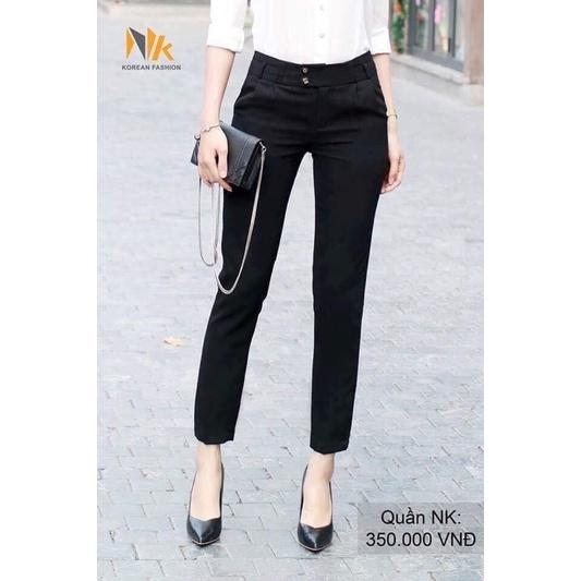 Quần baggy cơ bản công sở cao cấp NK