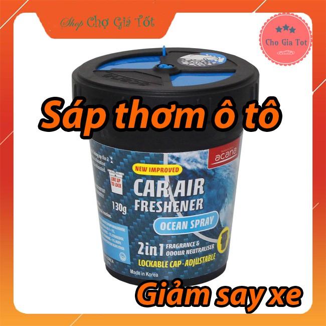 Sáp thơm ô tô CHỐNG SAY XE Acana Korea 130Gr (Nhiều mùi)