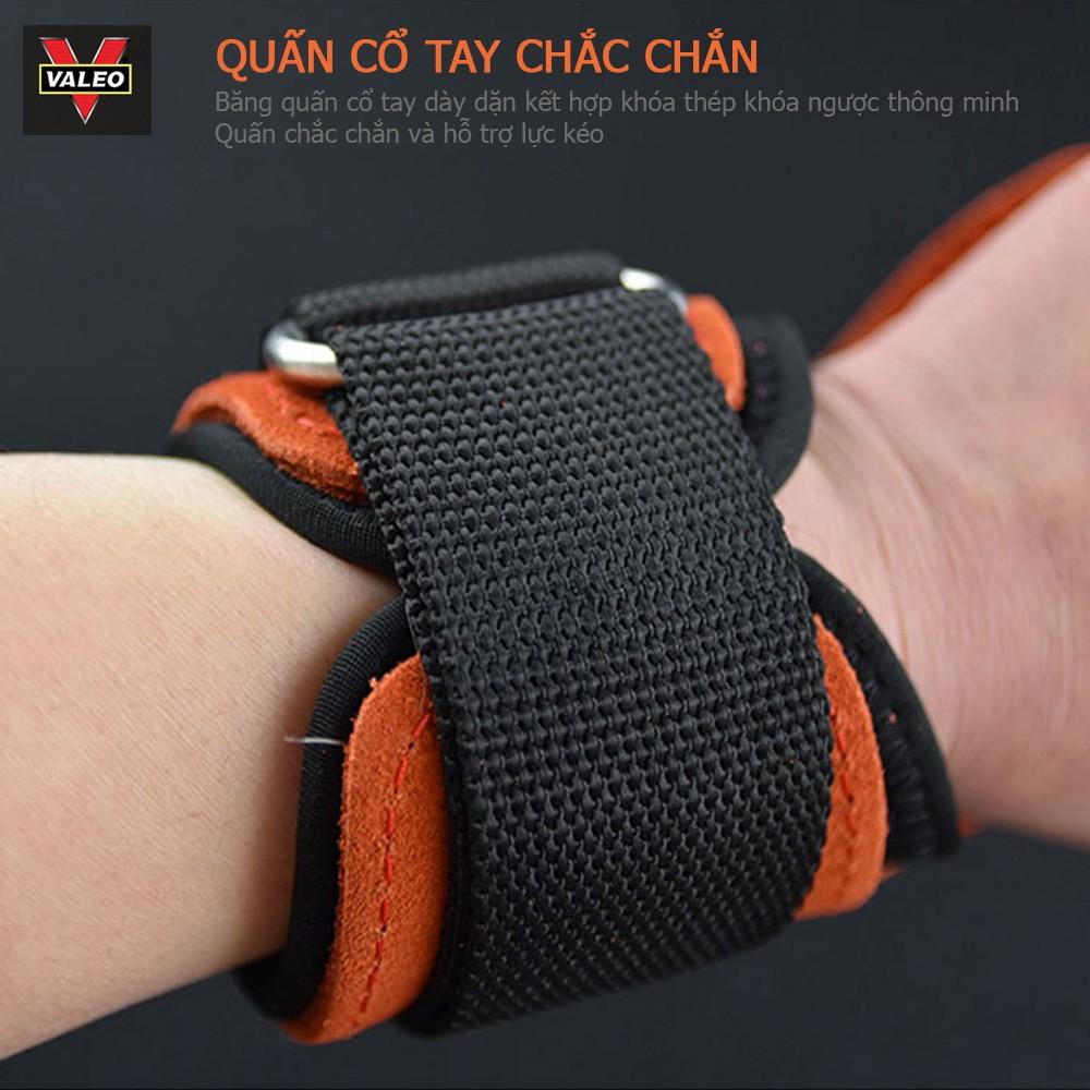Găng Tay Tập Gym - Dây Kéo Lưng - Lifting Straps Valeo -