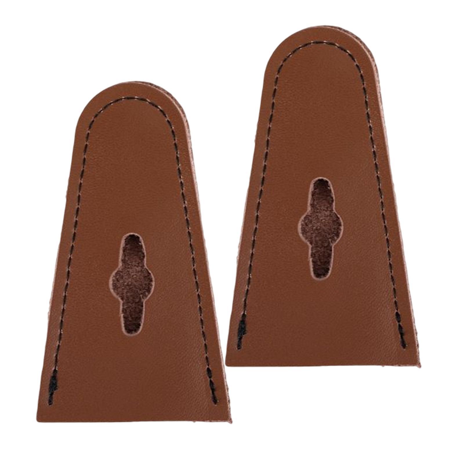 PU Leather  Bow Tip Protector Recurve Bows Stabilizer for  Black