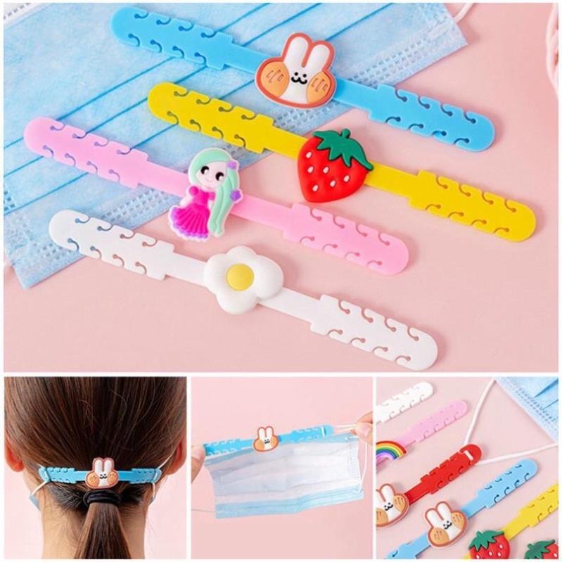 Móc gắn khẩu trang bằng silicone mềm chống trượt có thể điều chỉnh