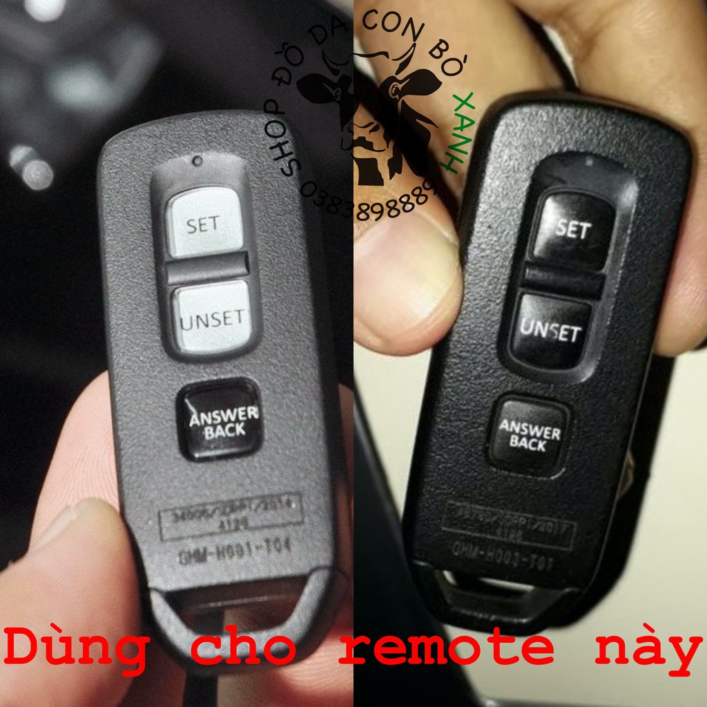 Bao Da dành cho Remote Honda Vario 125, Scoopy handmade da thật