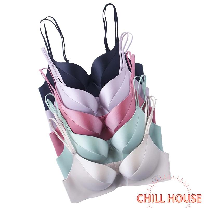 HÀNG MỚI VỀ -Áo Lót ĐÚC Nâng Ngực Phối Lụa Không Gọng Siêu Đẹp - CHILLHOUSE