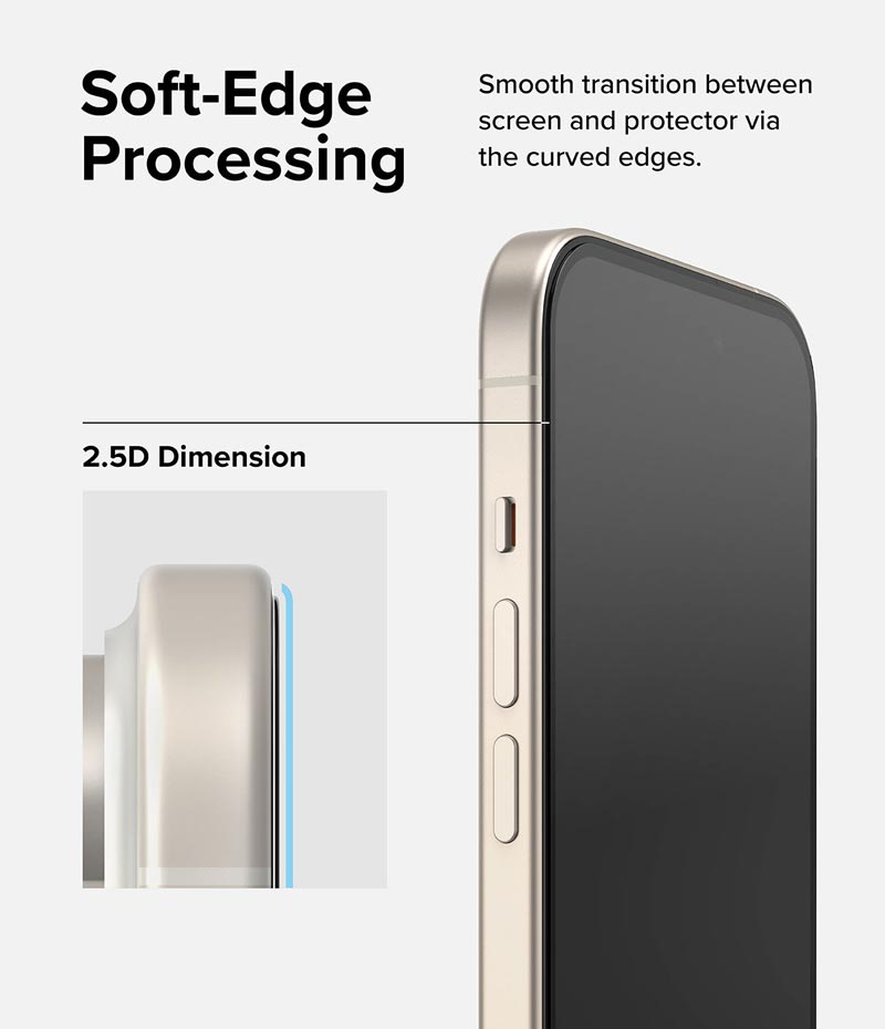 Hình ảnh Dán cường lực dành cho iPhone 15 Pro Max/15 Pro/15 Plus/15 RINGKE Tempered Glass - Hàng Chính Hãng