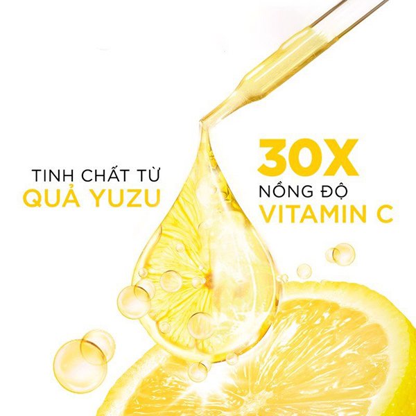 Tinh Chất Garnier Light Complete Speed Vitamin C Booster Serum Sáng Da &amp; Mờ Thâm 30ml