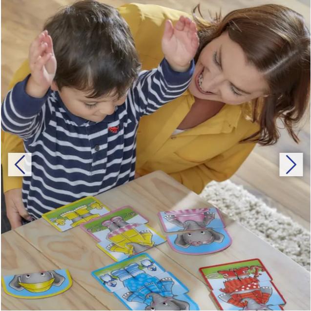 Trò chơi trí tuệ Dress Up Nelly - Orchard Toys giúp trẻ nhận biết màu sắc và phối hợp tay mắt