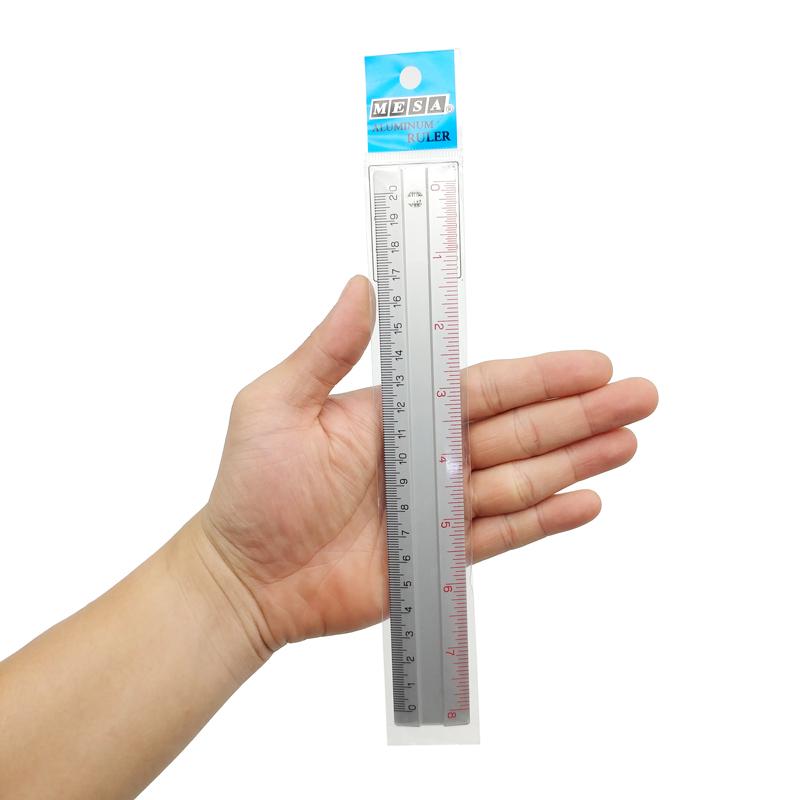 Bộ 2 Thước kẻ nhôm Mesa 20cm ARB-8