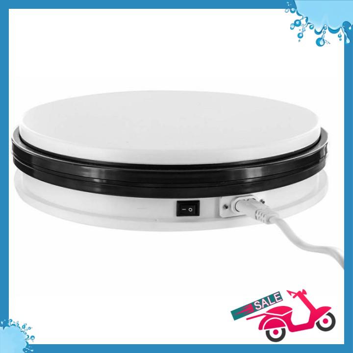 Bàn xoay chụp ảnh Studio chuyên nghiệp có led 25cm