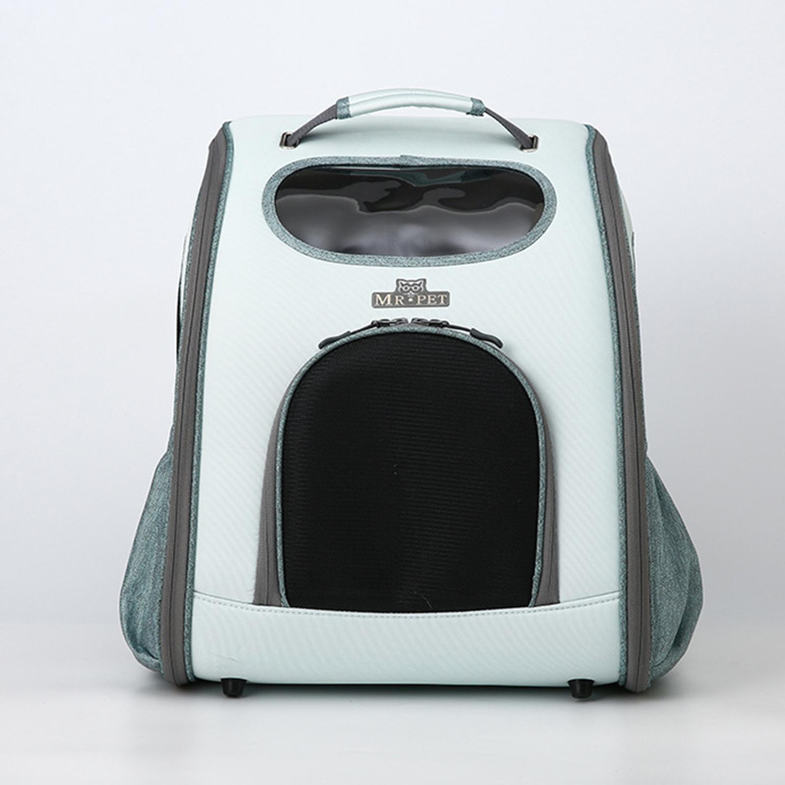 Breathable Pet Dog&Cat Carrier Backpack Shoulders Bag Zipper Cage