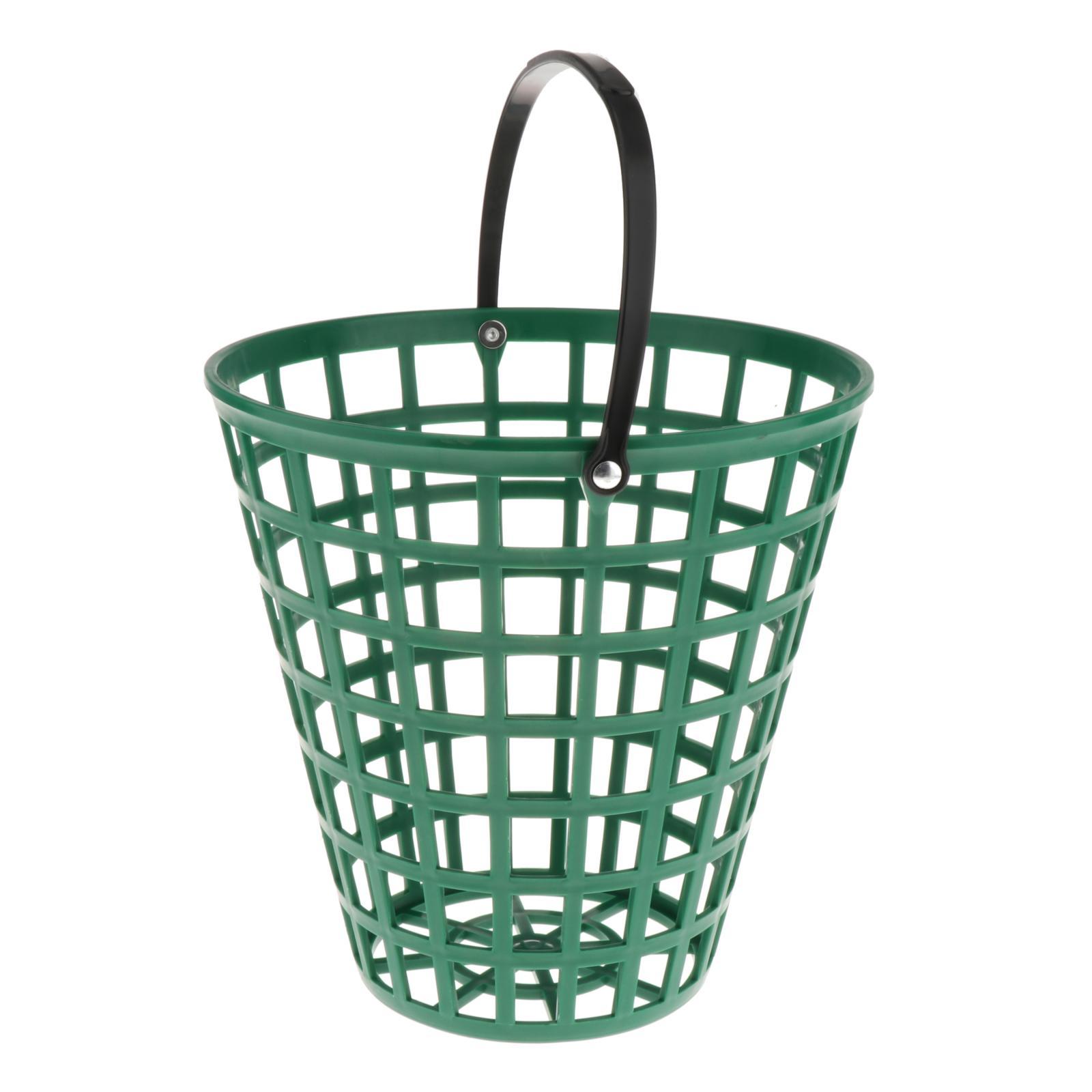 2xSolid Golf Ball Basket Golf Range Bucket Storage Organizer Holds 100 Balls