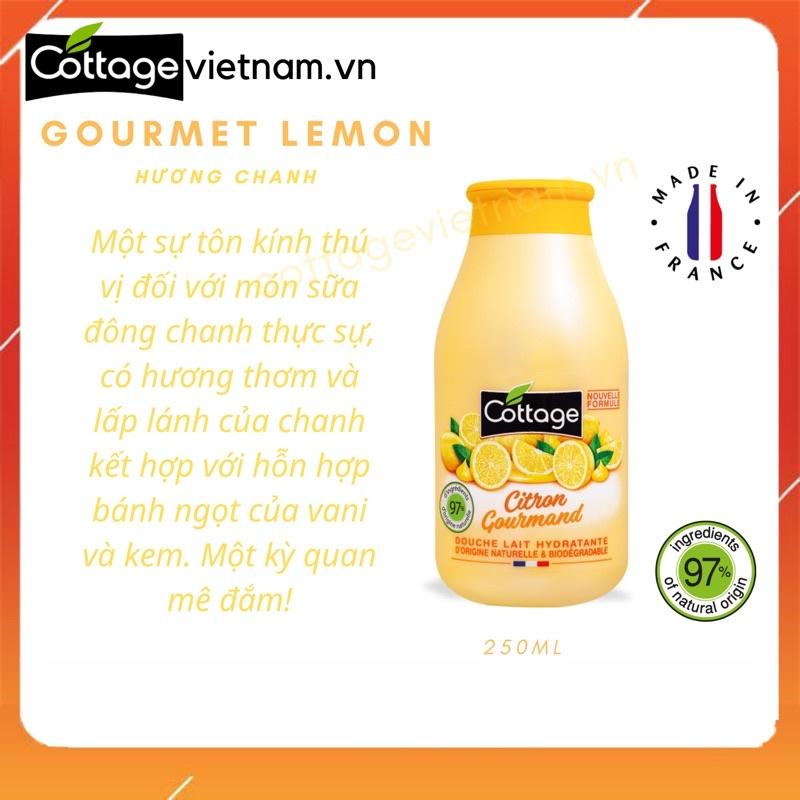 Hương Chanh Ta-250ml-Sữa tắm Cottage của Pháp, phân phối chính hãng