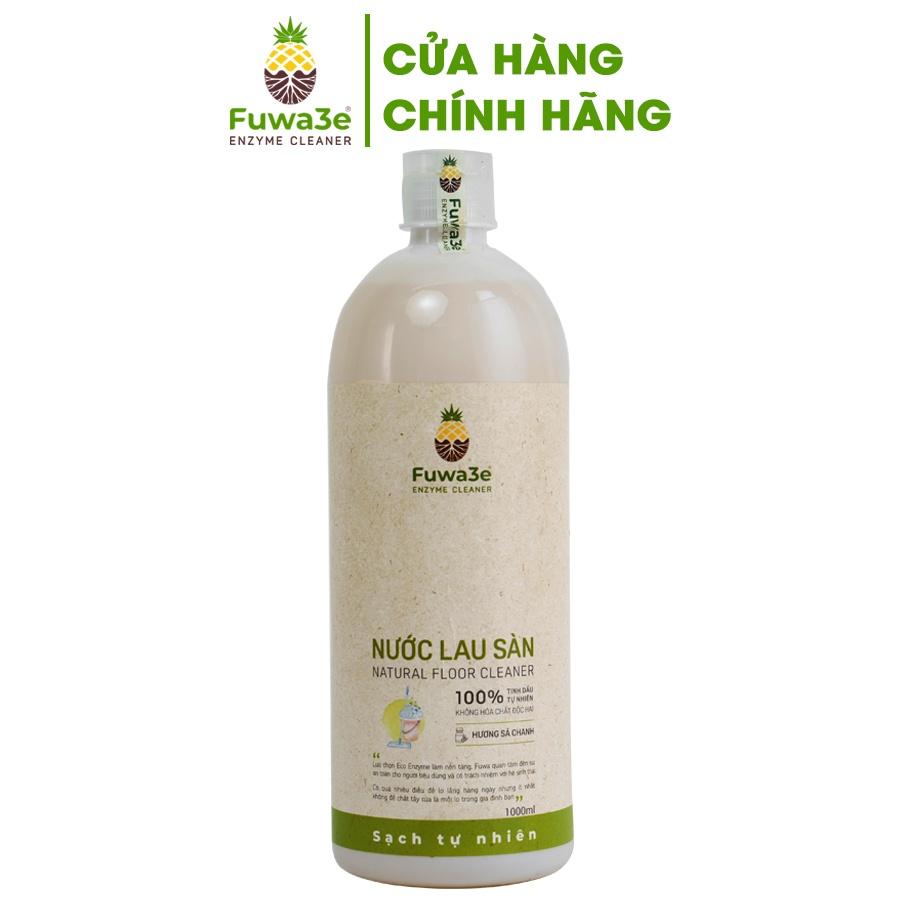 Nước lau sàn Fuwa3e hữu cơ organic sả chanh khử mùi đuổi muỗi kiến diệt nấm mốc 1.5L